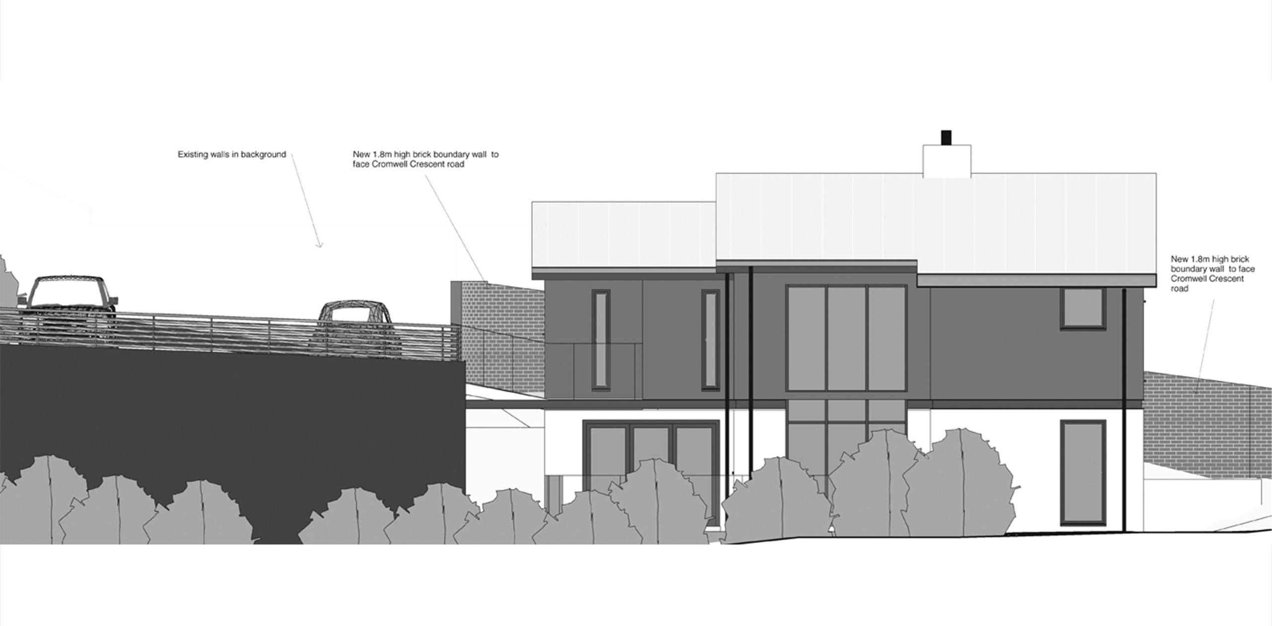 London Road - Side Elevation